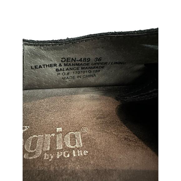 Alegria Dream Fit Dena black floral neoprene slip on shoes womens EU 36/ US 6 - Picture 12 of 12